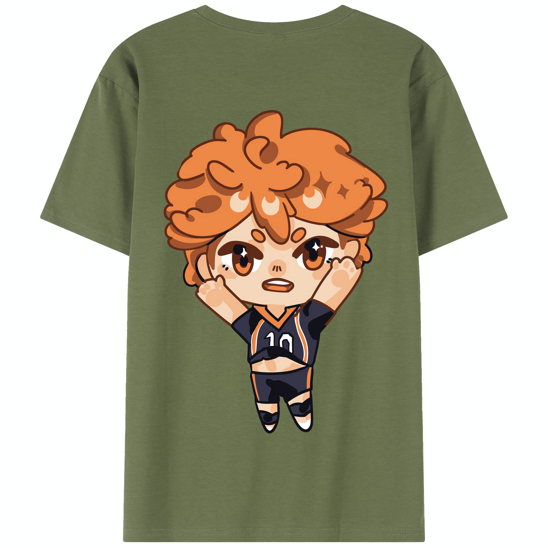 （画像用） ハイキュー!! Haikyu!! 綿100％半袖Tシャツ（背面プリント）